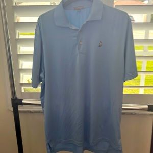 Men’s Peter Millar Golf Polo Mayacoo CC Logo on Right Breast SZ L